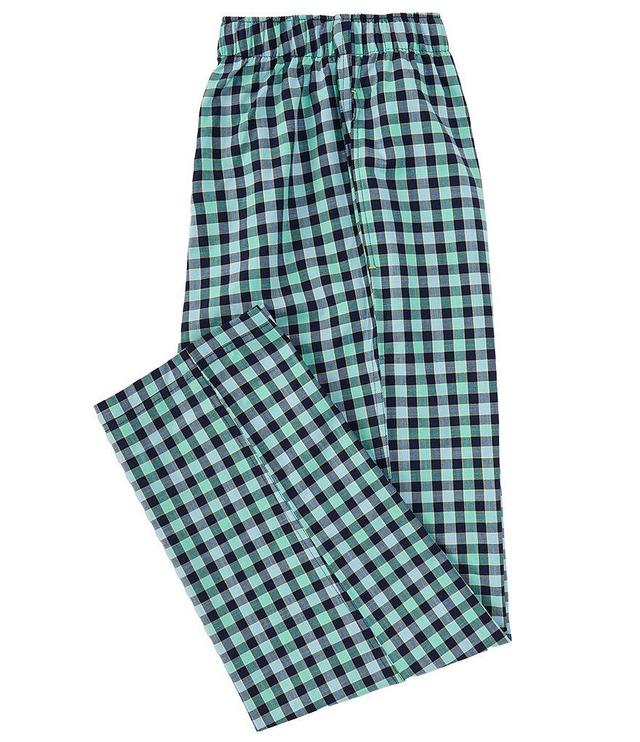 Roundtree & Yorke Check Plaid Woven Lounge Pants Product Image