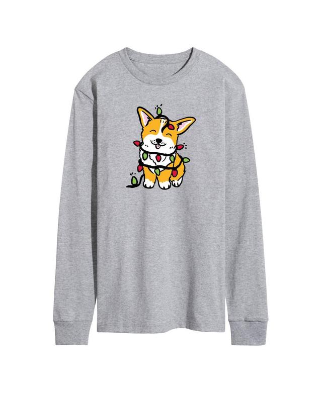 Airwaves Mens Corgi Lights Long Sleeve T-shirt Product Image