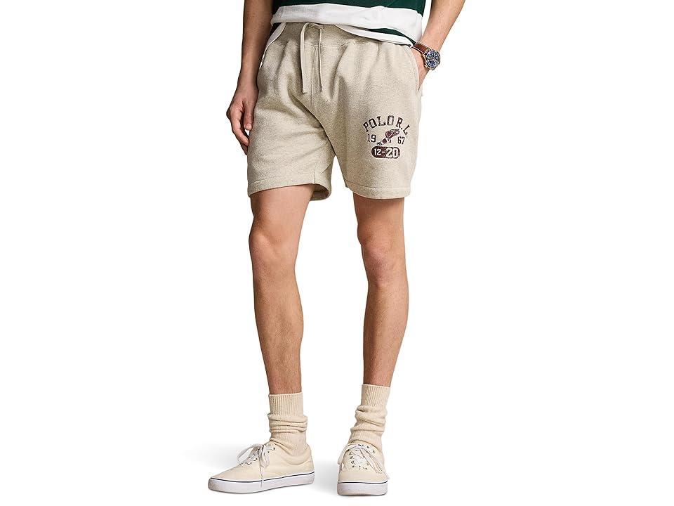 Polo Ralph Lauren 6 Logo Fleece Shorts (Light Vintage Heather) Men's Shorts Product Image