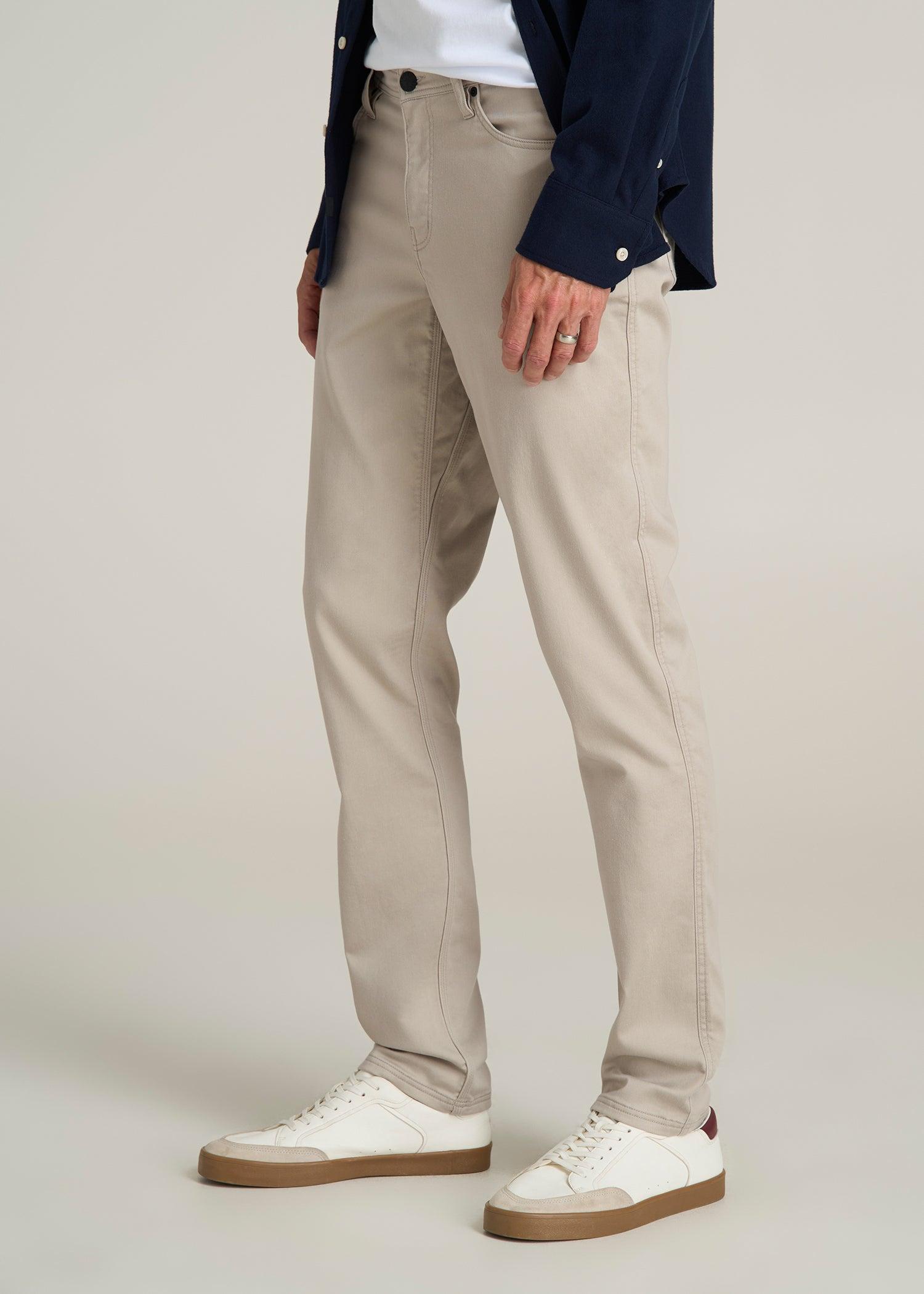 Everyday Comfort 5-Pocket TAPERED-FIT Pant for Tall Men in Stone Male Product Image