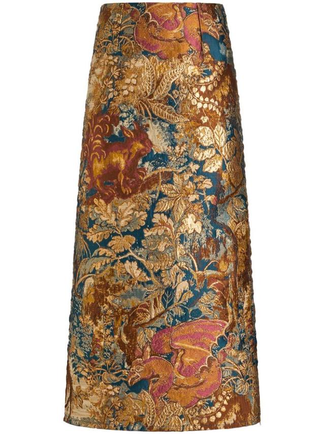 jacquard midi skirt Product Image