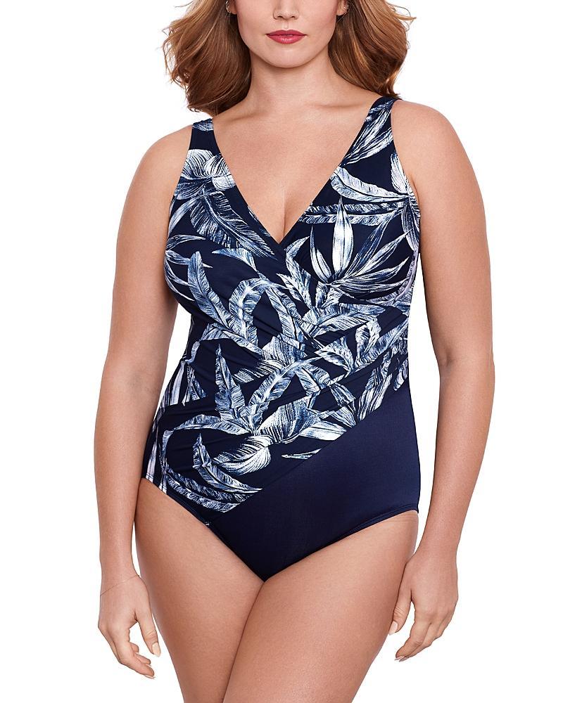 Womens Prints Tropica Toile Oceanus One-Piece Swimsuit Product Image