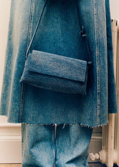 MANGO - Denim shoulder bag - One size - Women Product Image