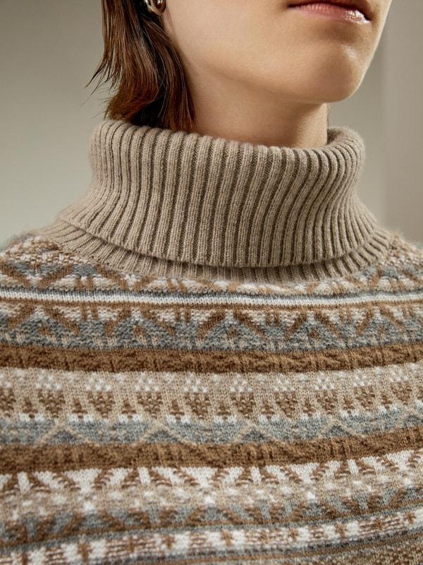 Fair Isle Cashmere Pullover Product Image