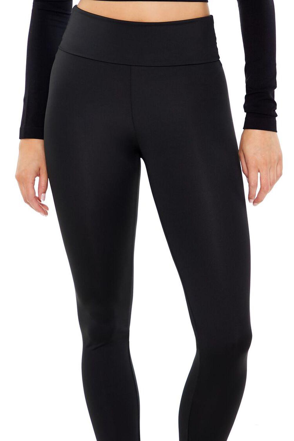 Contour Sculpt Mid-Rise Leggings | Forever 21 Product Image