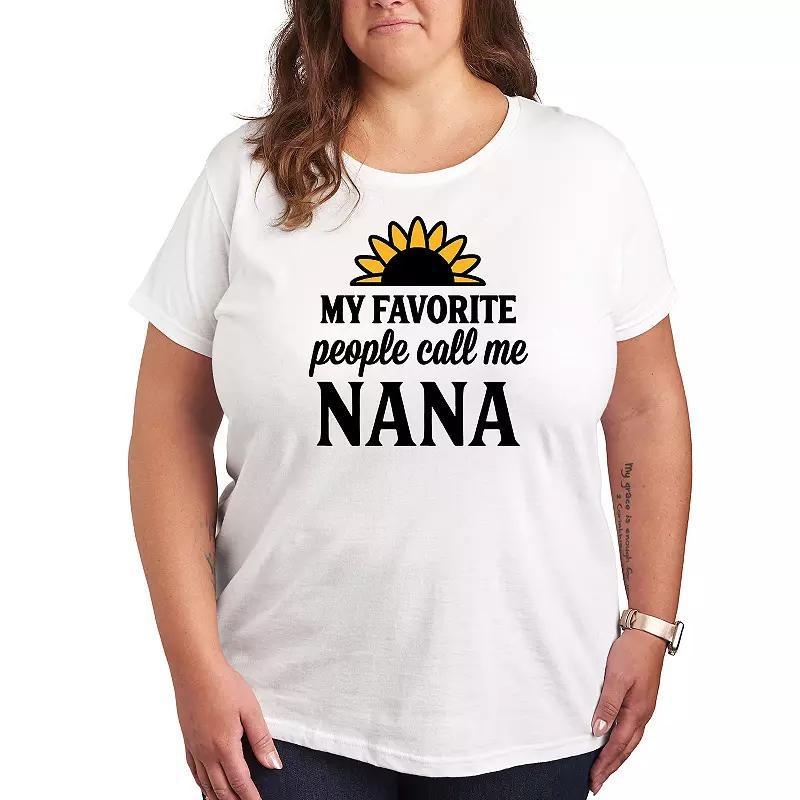 Plus Favorite People Nana Graphic Tee, Womens Product Image