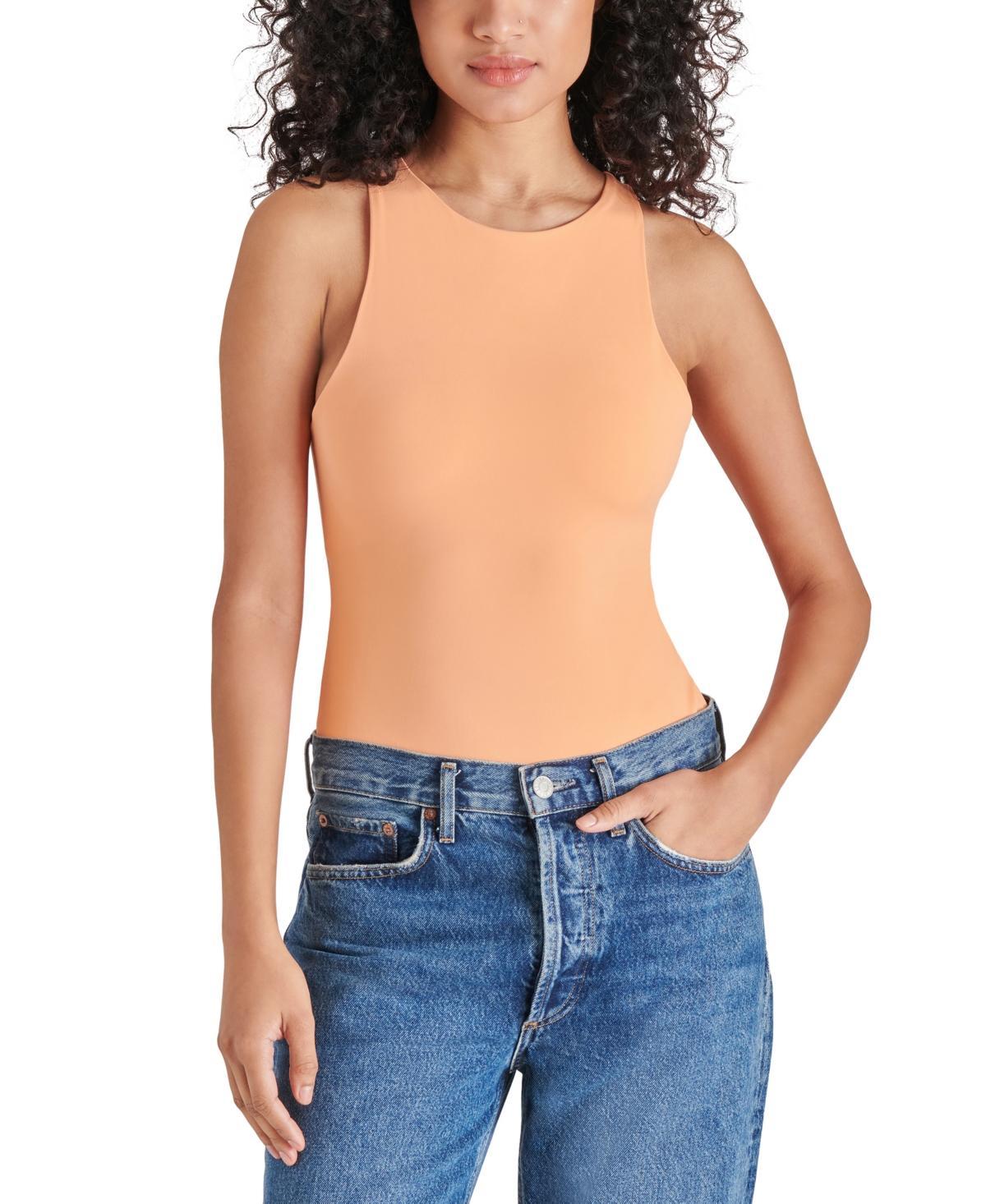 Steve Madden Nico Knit Crew Neck Sleeveless Bodysuit Product Image