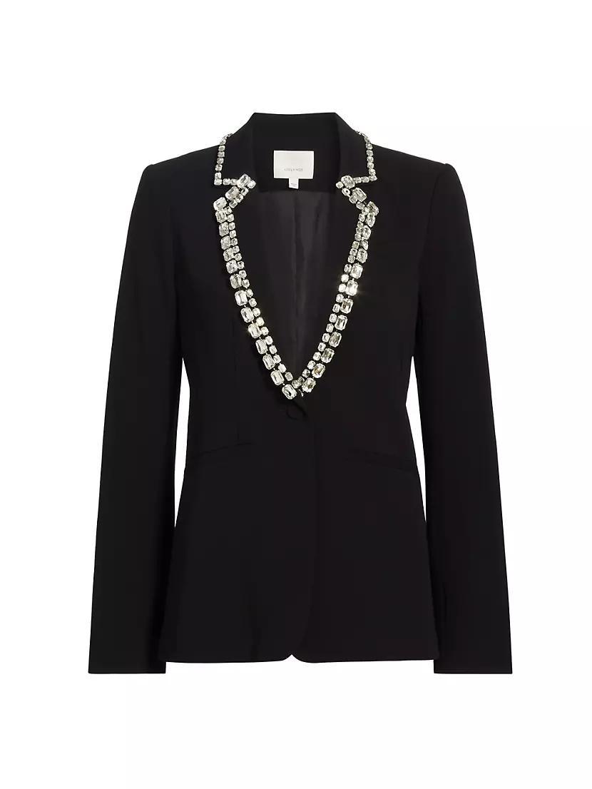 Karlie Crystal-Embellished Single-Breasted Blazer Product Image