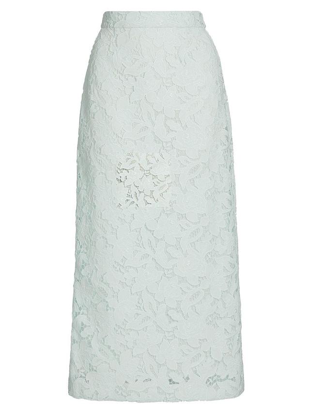 Womens Natura Lace Pencil Midi-Skirt Product Image