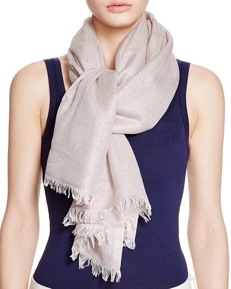 Aqua Solid Metallic Scarf - 100% Exclusive product image