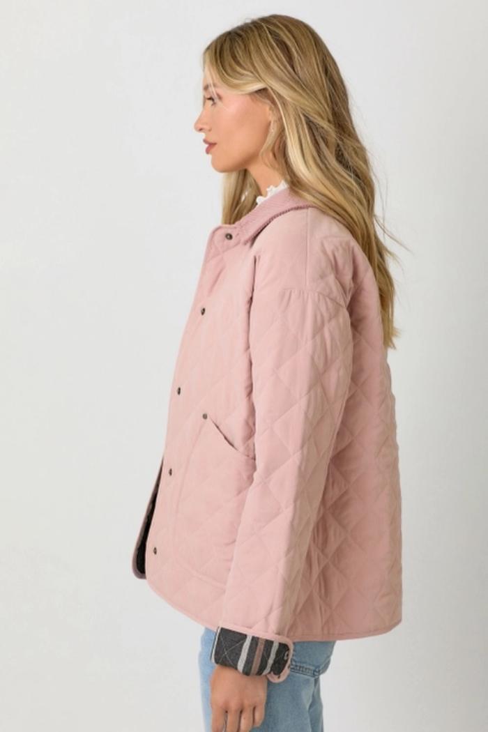 Contrast Quilted Jacket Product Image