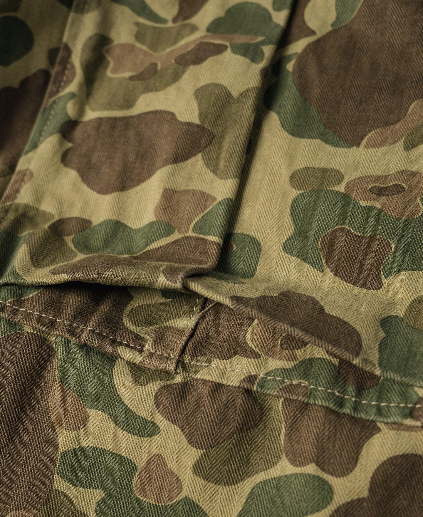 US Army M-1943 Herringbone Cotton Camouflage Pants (Modified) Product Image