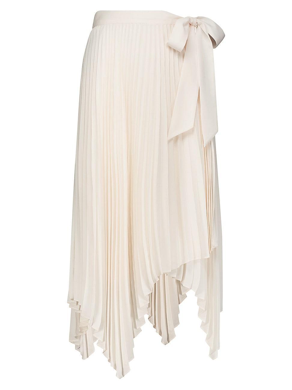 Womens Pleated Midi-Skirt product image