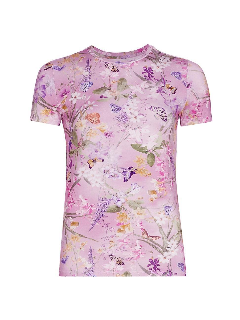 Ressi Short-Sleeve Botanical Butterfly Tee Product Image