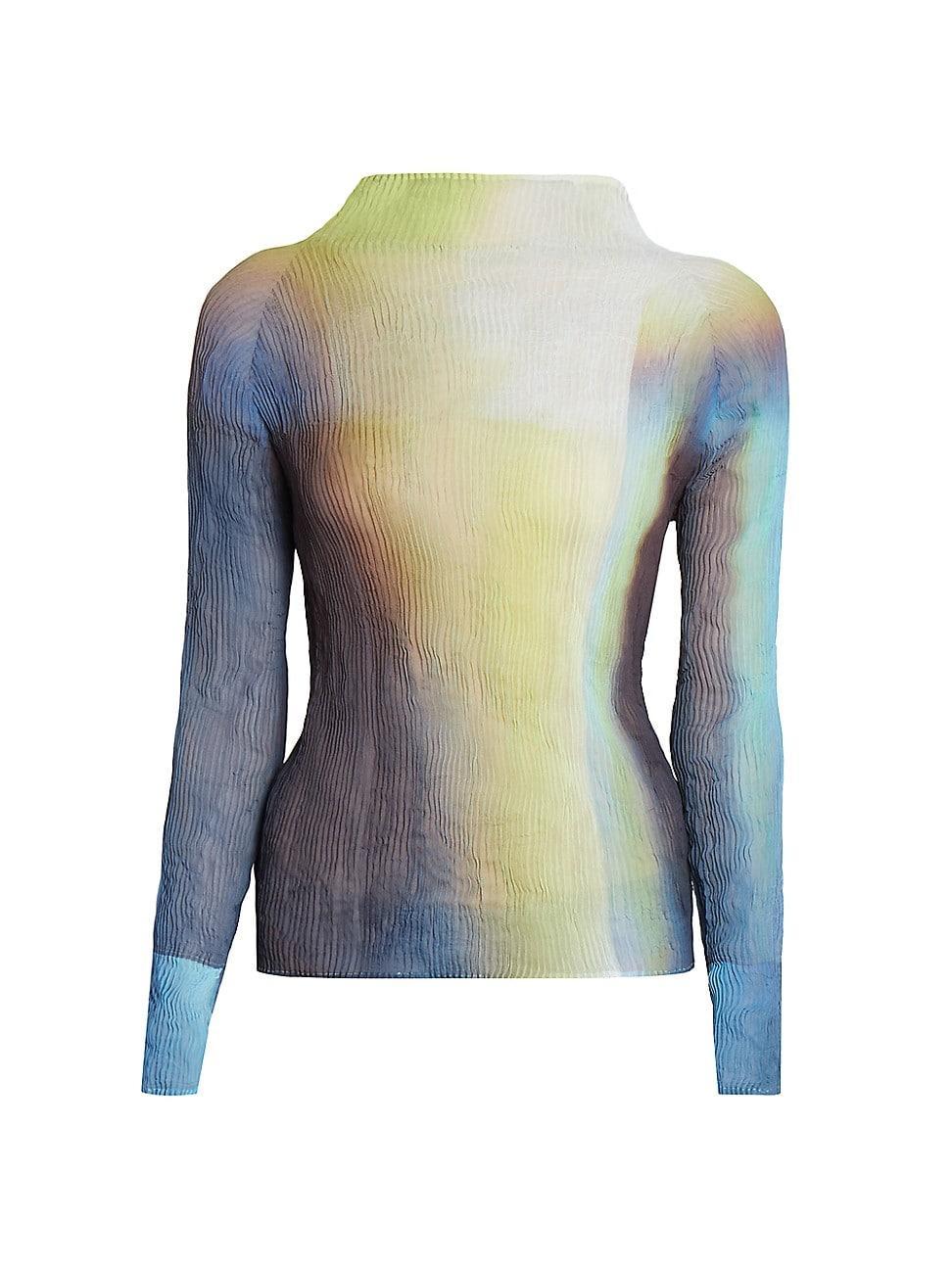 Womens Chiffon Light Leak Twist Top Product Image