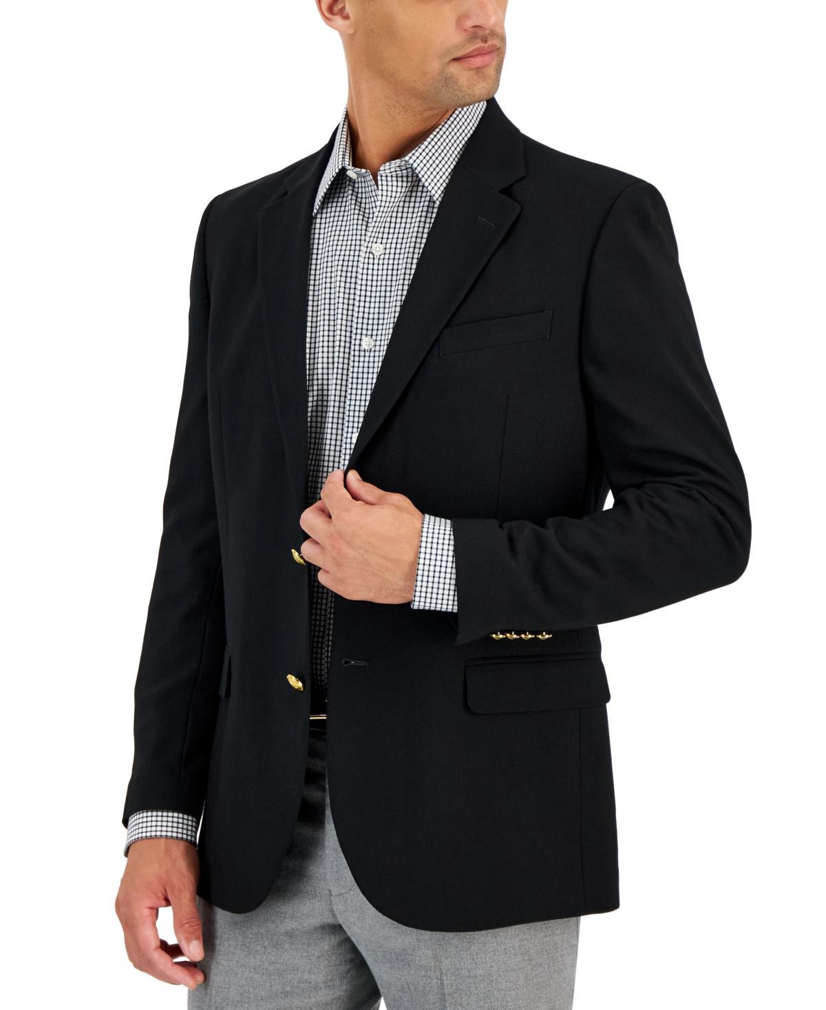 Nautica Mens Modern-Fit Active Stretch Solid Blazer Product Image