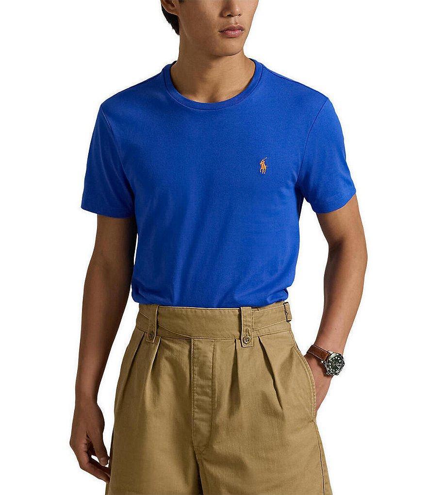 Polo Ralph Lauren Custom Slim Fit Jersey Crewneck Short Sleeve T-Shirt Product Image