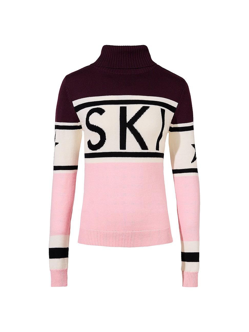 Womens Ski Wool Turtleneck Sweater Product Image