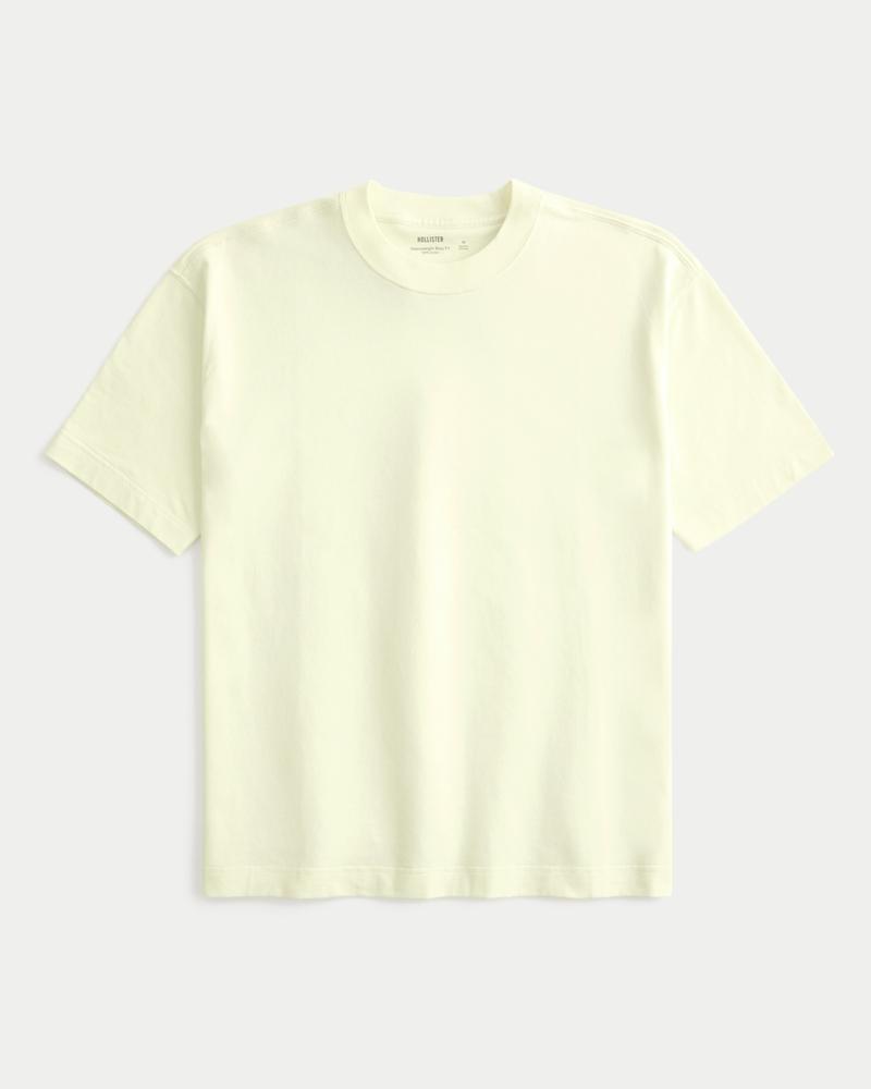 Boxy Washed Heavyweight Crew T-Shirt Product Image