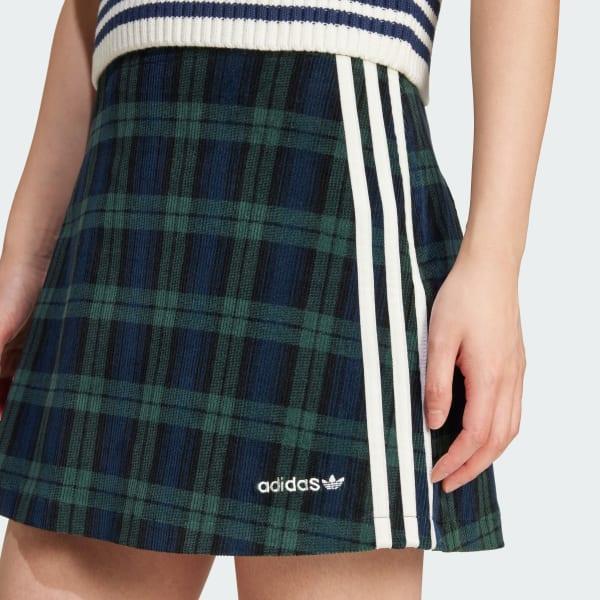 Corduroy Tartan Skirt Product Image