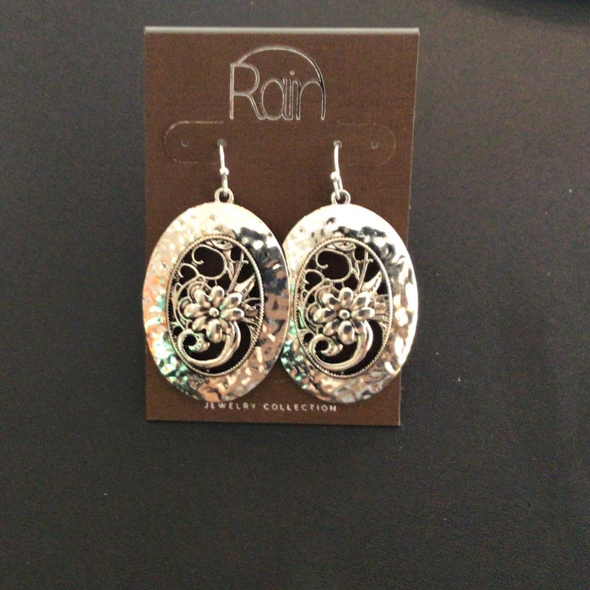 Floral Antiqued Earrings Product Image