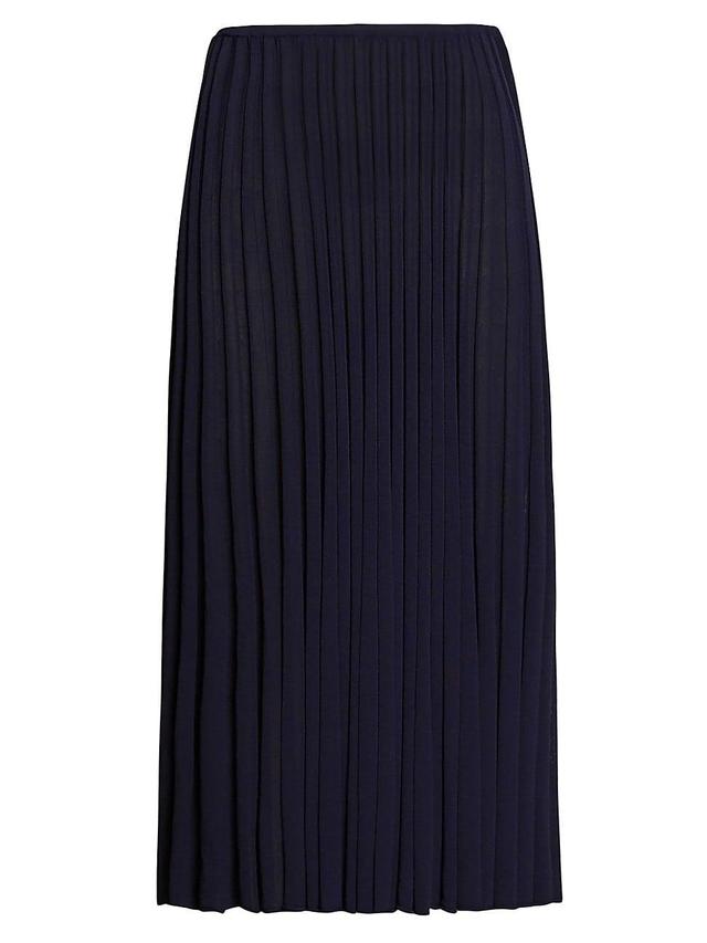 Womens Rib-Knit Maxi Skirt Product Image