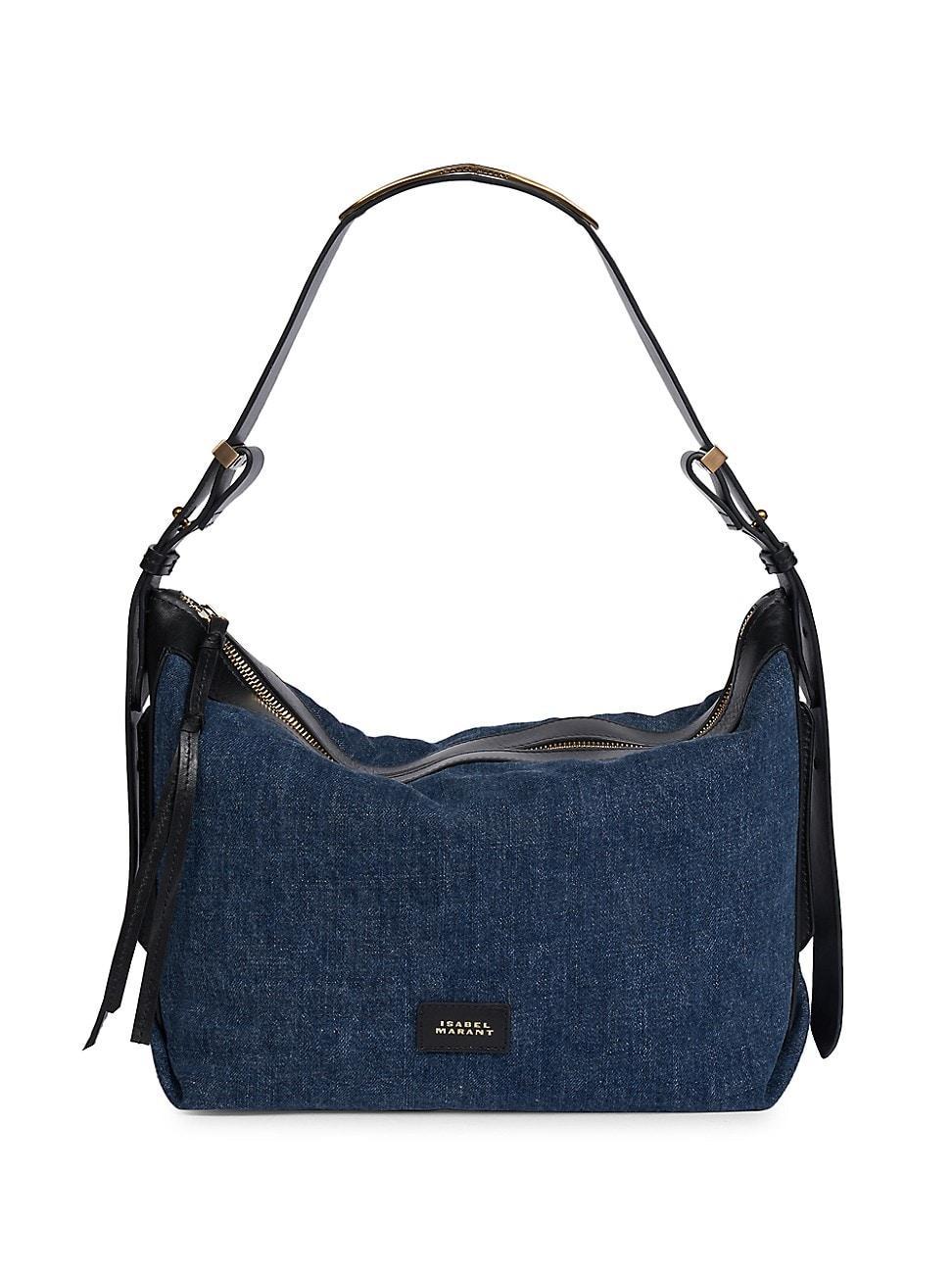 Isabel Marant Leyden Denim Hobo Bag Product Image