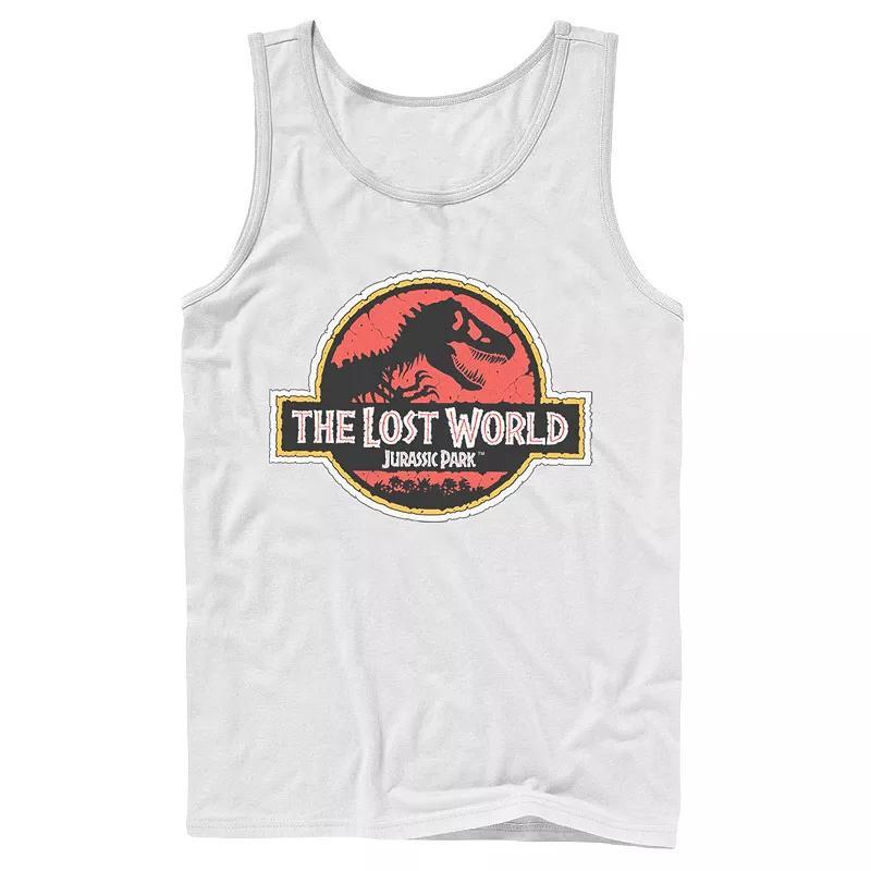 Mens Jurassic Park The Lost World Movie Logo Tank Top Product Image