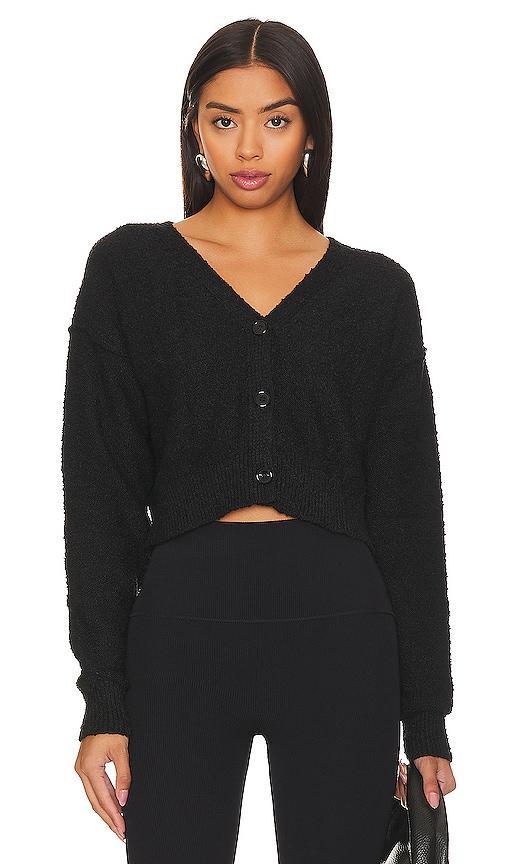 MORE TO COME Carolyn Cardigan in Black. Size M, S, XS. Product Image