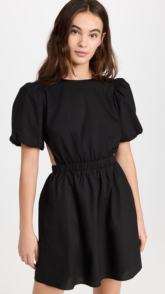 English Factory Cut-Out Poplin Mini Dress | Shopbop Product Image