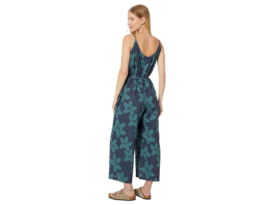 Toad&Co Taj Hemp Strappy Jumpsuit (Jasper Large Floral Print) Women's Jumpsuit & Rompers One Piece Product Image