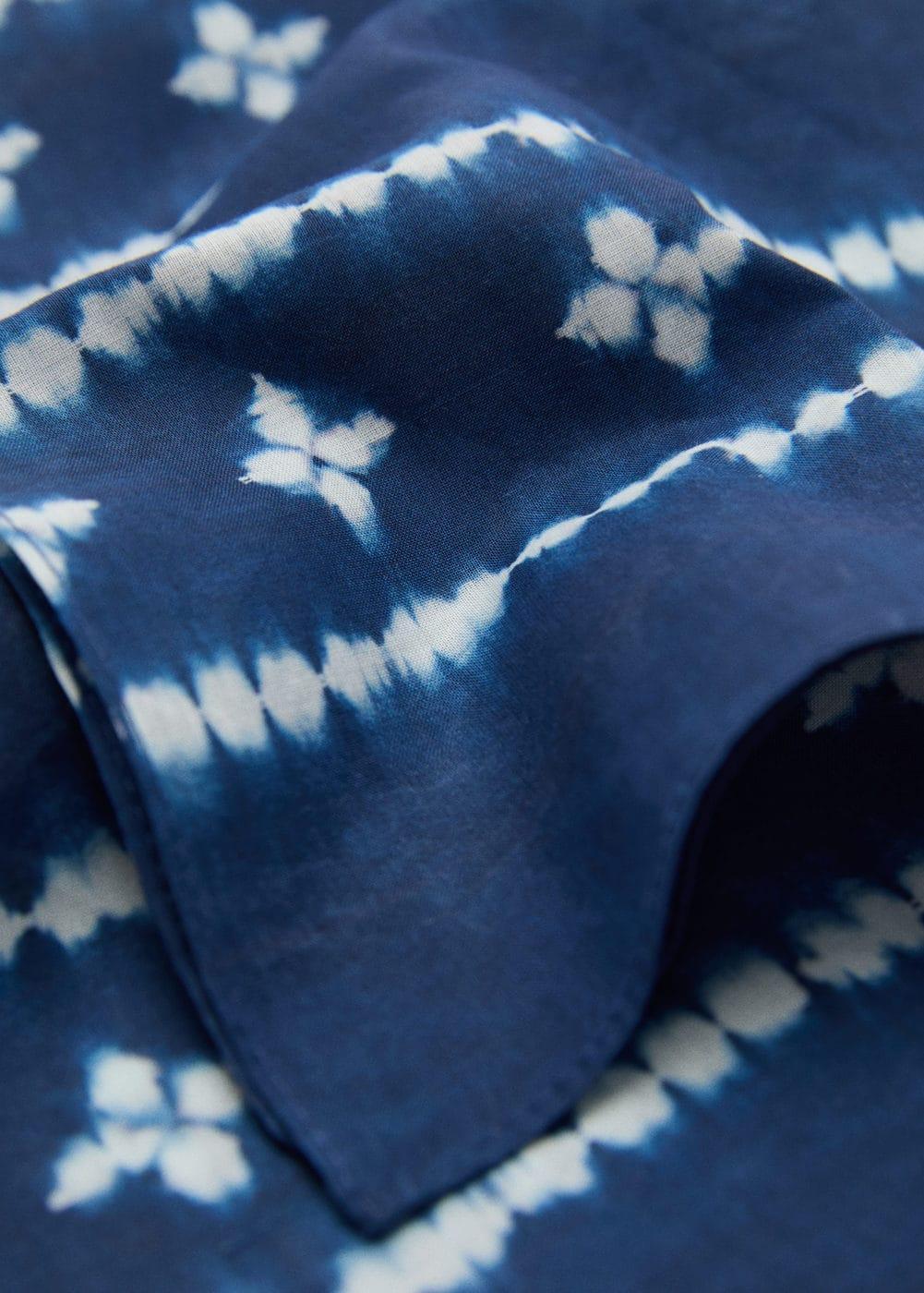 MANGO - Printed cotton scarf - One size - Women Product Image