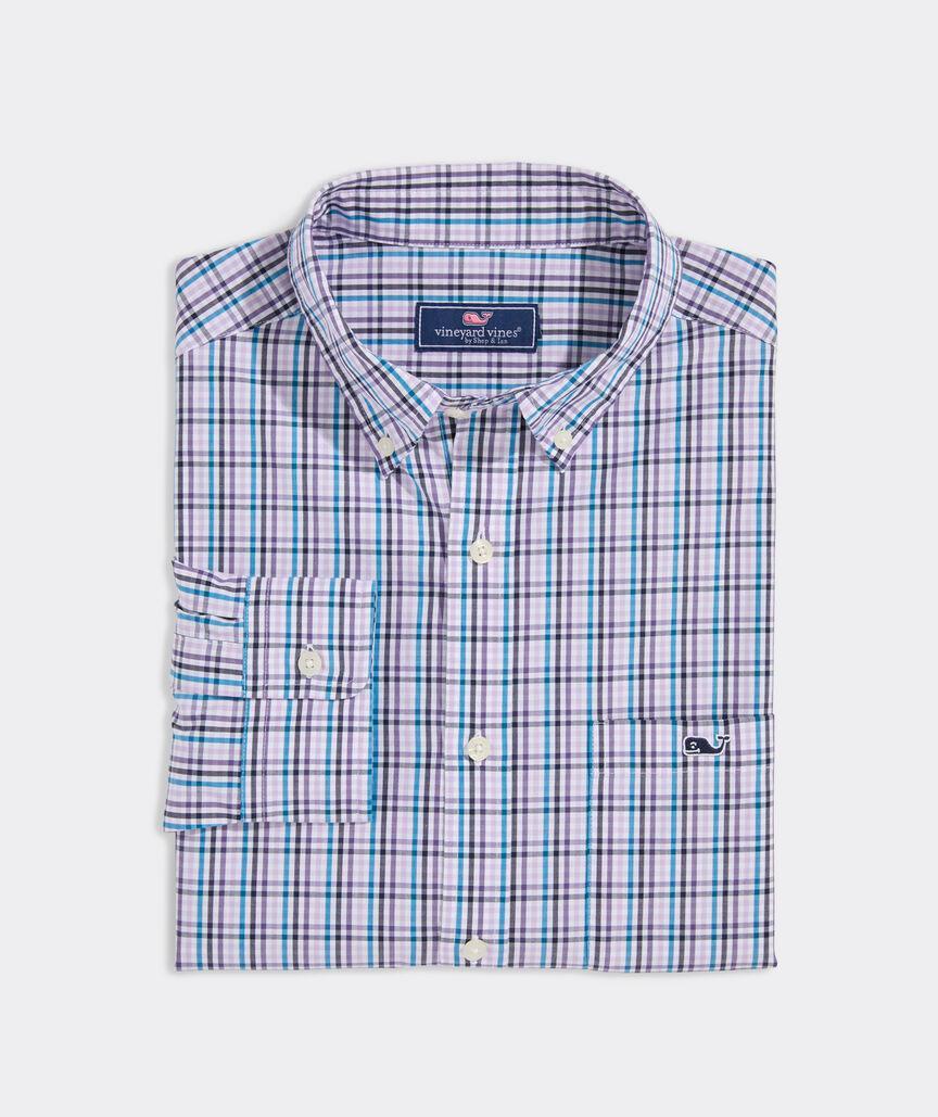 Stretch Poplin Tattersall Shirt Product Image