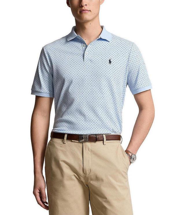 Polo Ralph Lauren Big & Tall Classic Fit Dot Print Soft Cotton Short Sleeve Polo Shirt Product Image