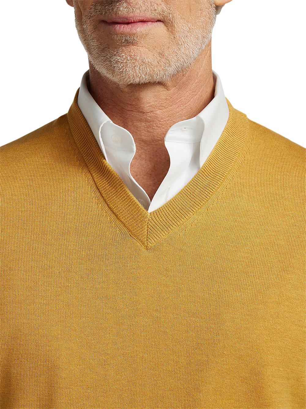 Supima Cotton Vest - Mustard Product Image