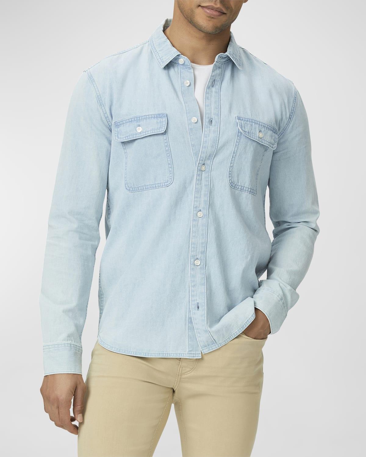 Mens Martin Denim Button-Down Shirt Product Image