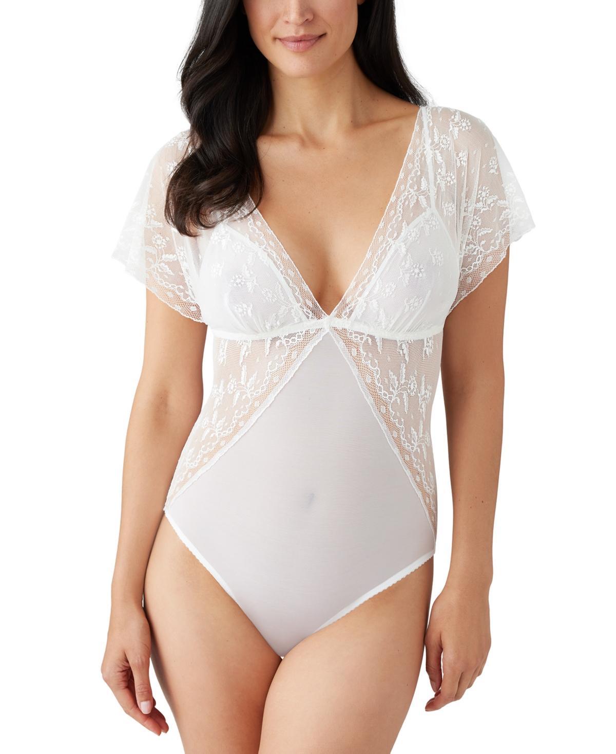 Womens Lifted In Luxury Lace-Insert Bodysuit Product Image