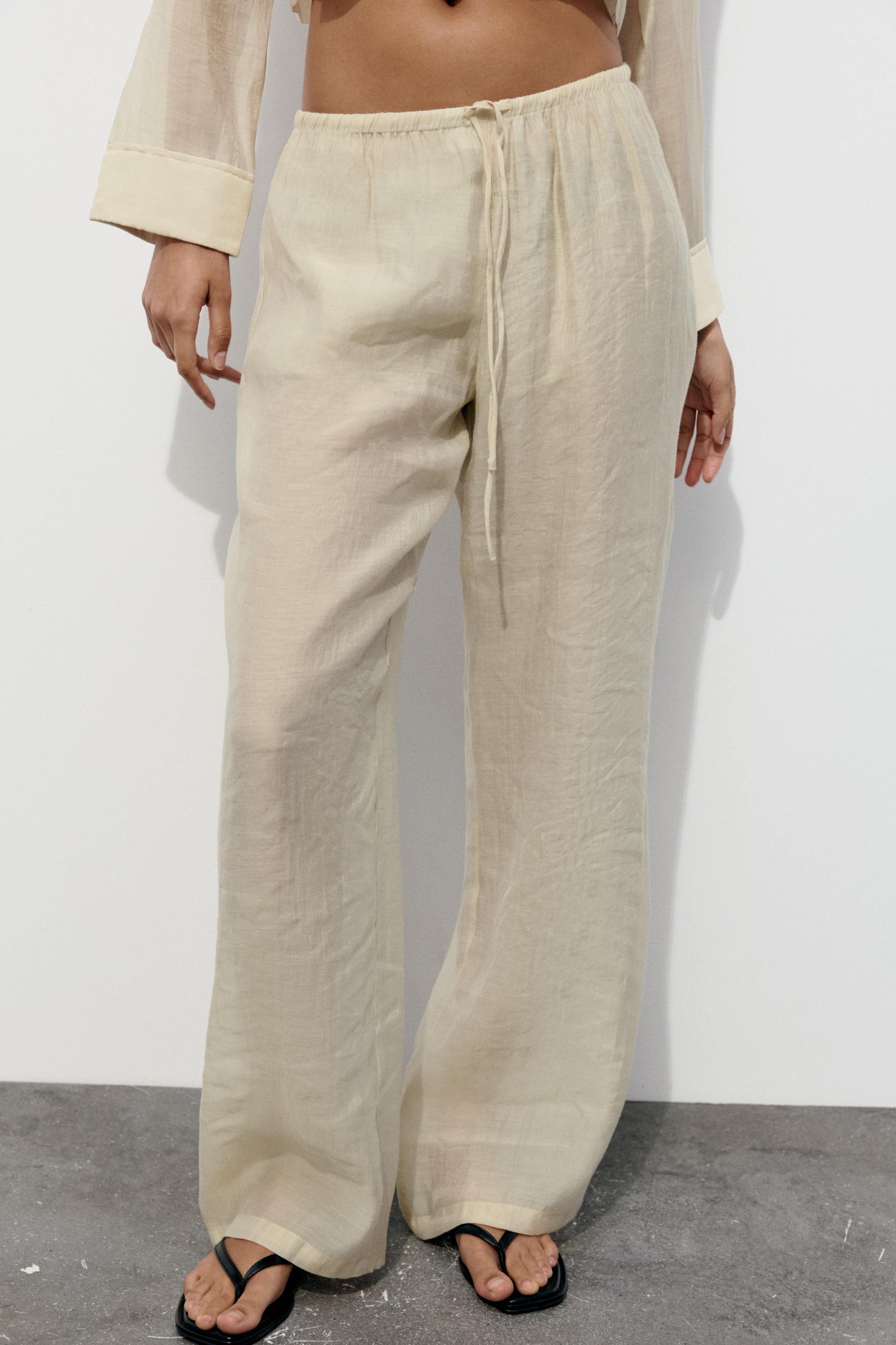 SEMI-SHEER PAJAMA PANTS Product Image