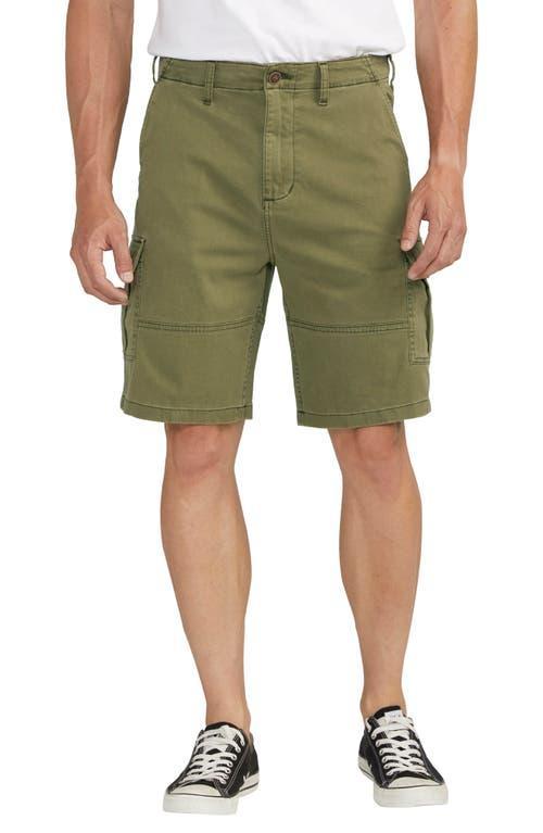 Silver Jeans Co. Stretch Cotton Twill Cargo Shorts Product Image