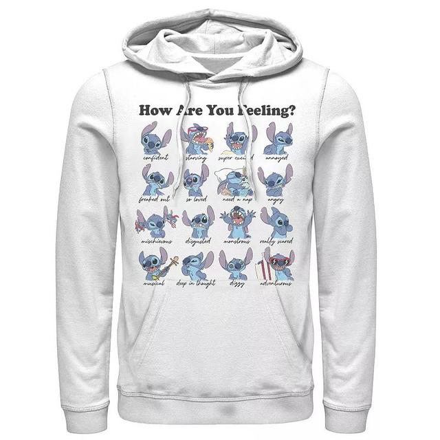 Disneys Lilo & Stitch Mens Moods Poster Hoodie Product Image