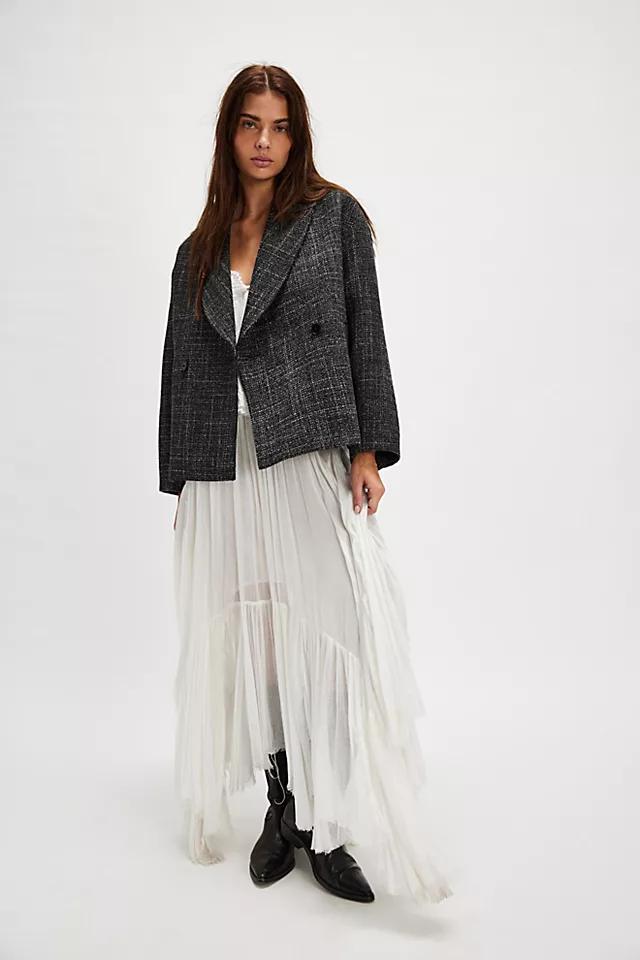 Closed Tweed Cropped Jacket Product Image