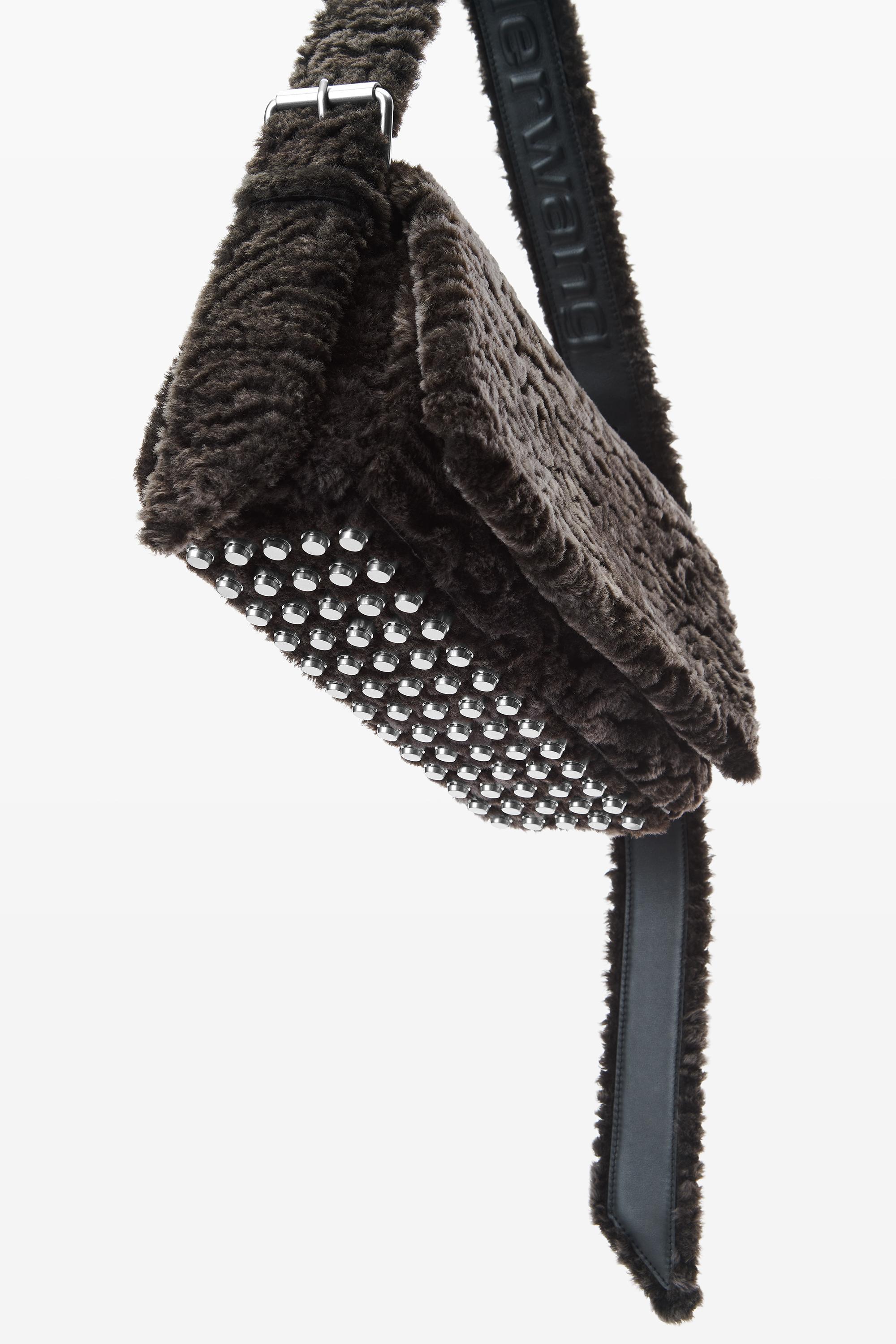 Online-exclusive Ricco Medium Flap Bag In Lamb Shearling Product Image