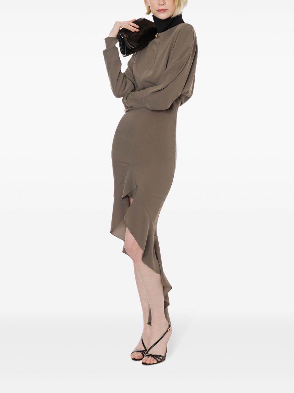 draped asymmetric dress Product Image