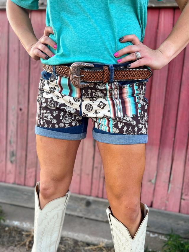 Sterling Kreek Patched Up Western Shorts* Product Image