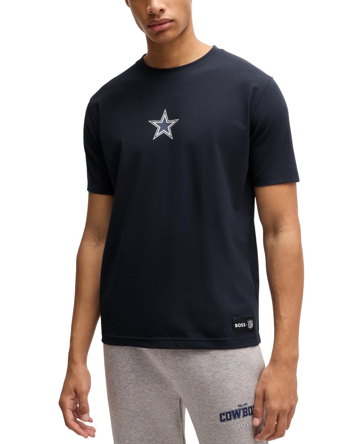 Unisex HUGO BOSS Navy Dallas Cowboys Brady T-Shirt, Adult Unisex, Size: XL, Blue Product Image