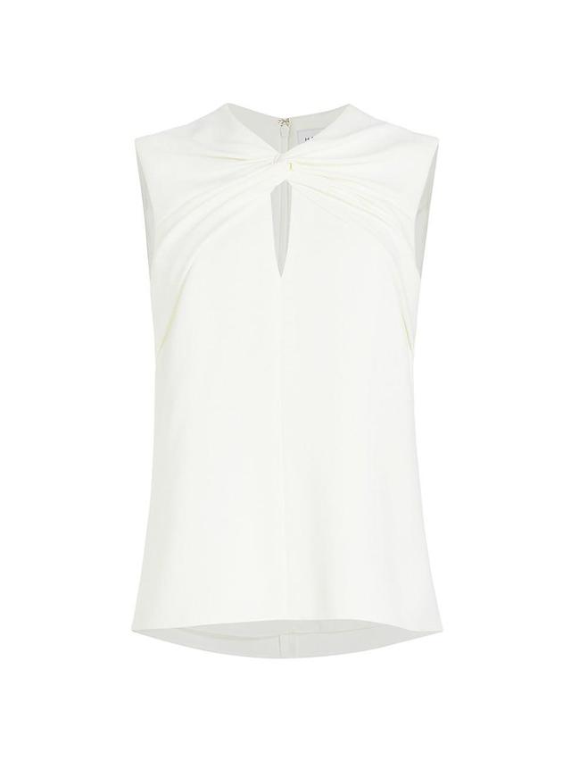 Womens Faren Twist-Front Crepe Top Product Image