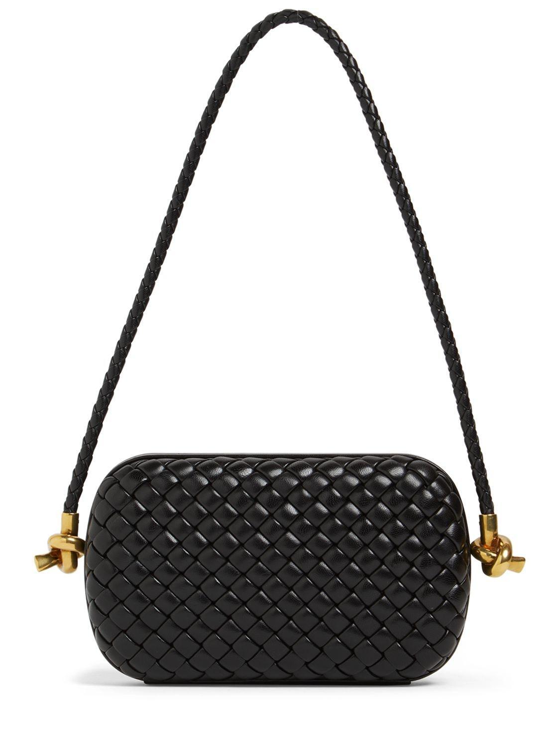 Leather Clutch In Black Product Image