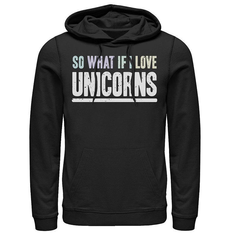 Mens So What Unicorn Hoodie Product Image