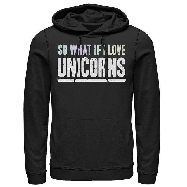 Mens So What Unicorn Hoodie Product Image