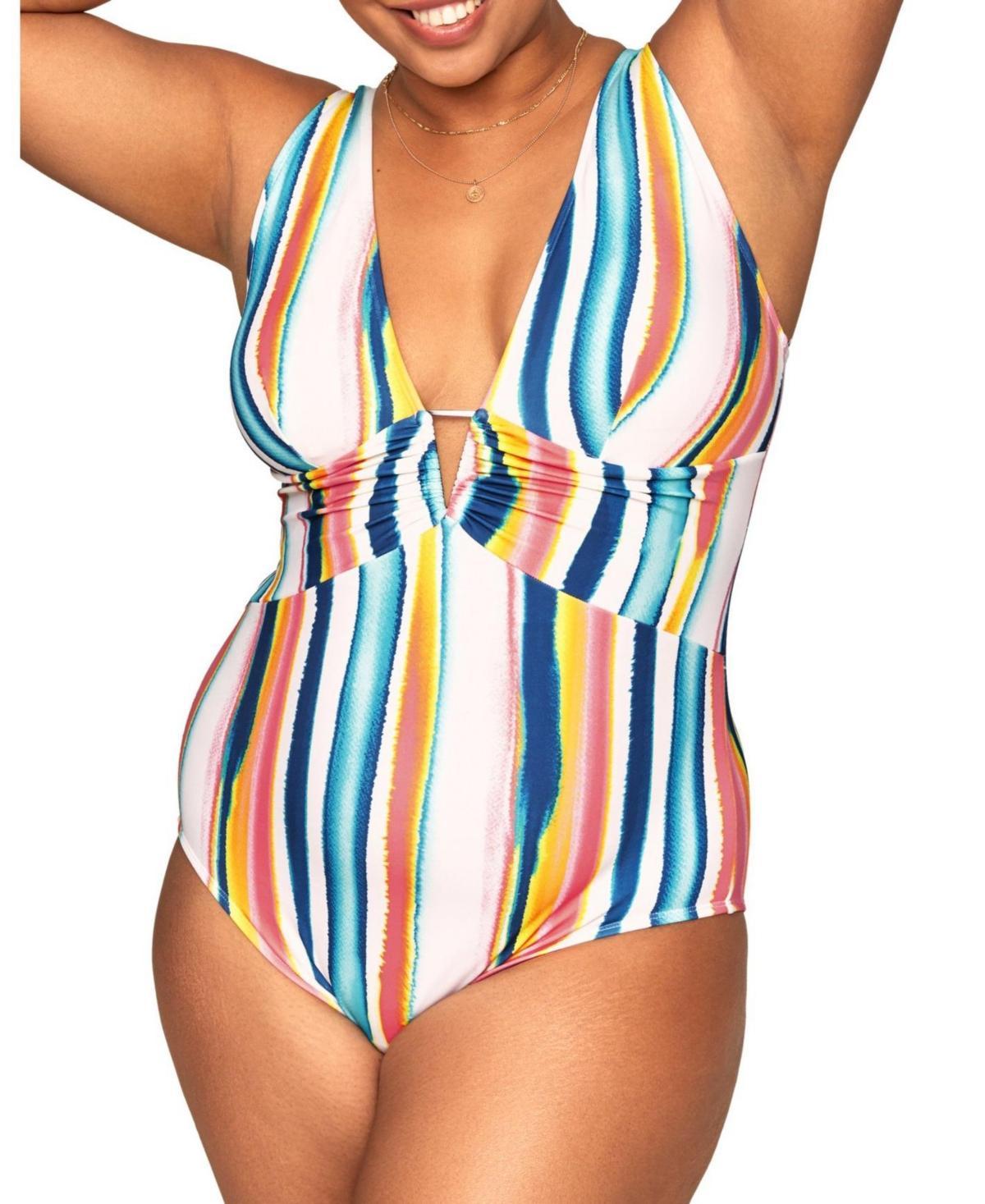 Andria Womens Plus-Size Swimwear One-Piece Product Image